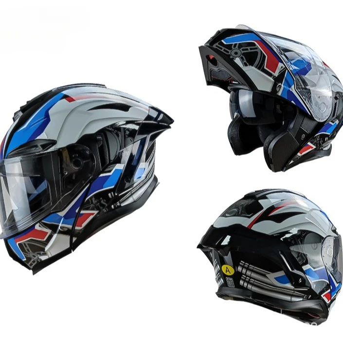 الوجه حتى خوذة دراجة نارية مع  - مراجعة Full Face Motorcycle Helmet With Bluetooth وسعره
