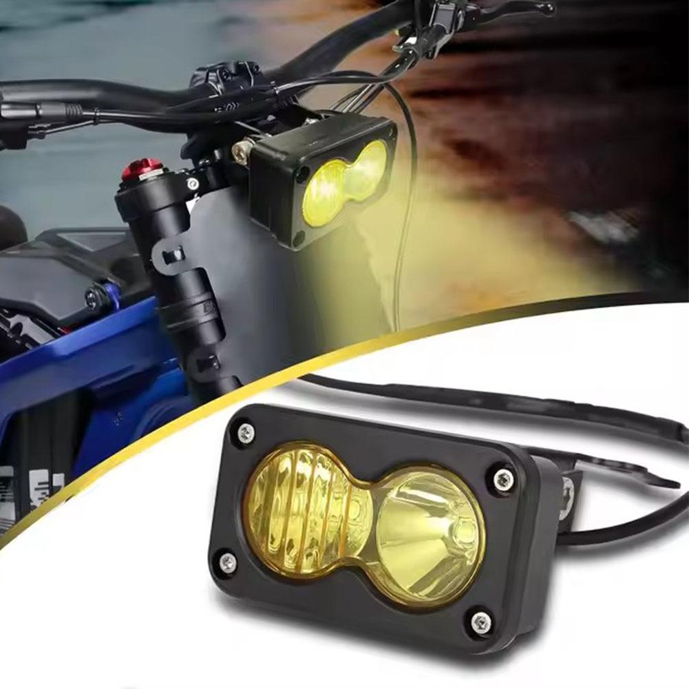 20 واط LED المصباح 3 بوصة مربع - مراجعة Universal Motorcycle Led Headlight Projector وسعره