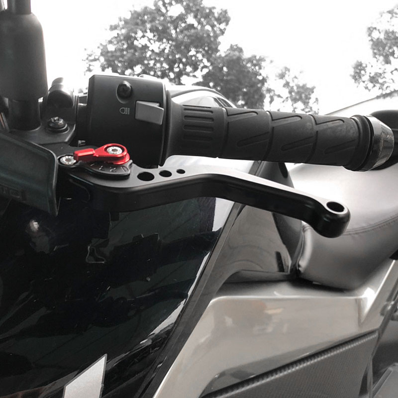 مخلب رافعة الفرامل رافعة مجموع - مراجعة Cnc Aluminum Adjustable Brake Clutch Levers وسعره